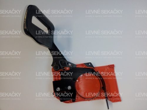 Kompletna osłona sprzęgła z hamulcem do pił HECHT 46, 945 i innych o pojemności silnika 45, 50 i 56 cm³ - 945001A - (nieoryginalna część zamienna)